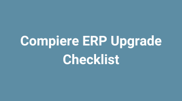 compiere-erp-upgrade-checklist